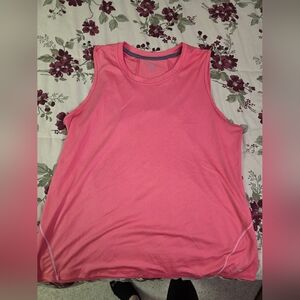 Women's Pink Sleeveless Top